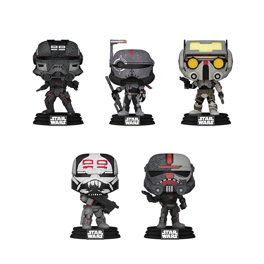 Amazon.com: Funko Bad Batch (Star Wars) Complete Set (5) Pop